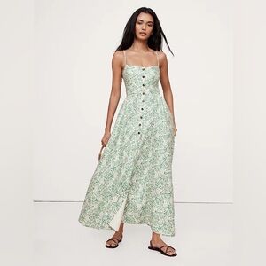 Banana Republic linen maxi dress